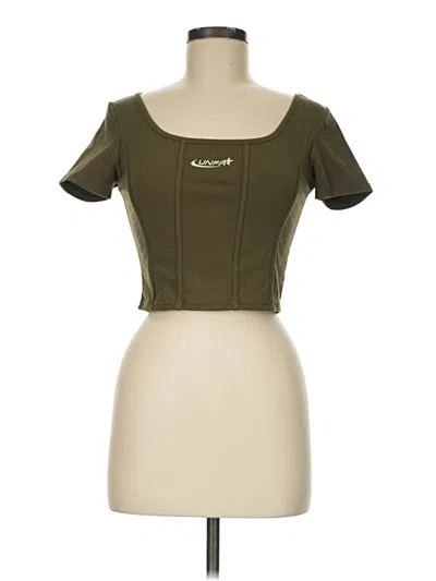 Pre-owned Assorted Brands Short Sleeve T-shirt In Green