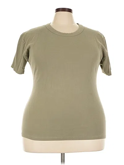 Pre-owned Assorted Brands Short Sleeve T-shirt In Green