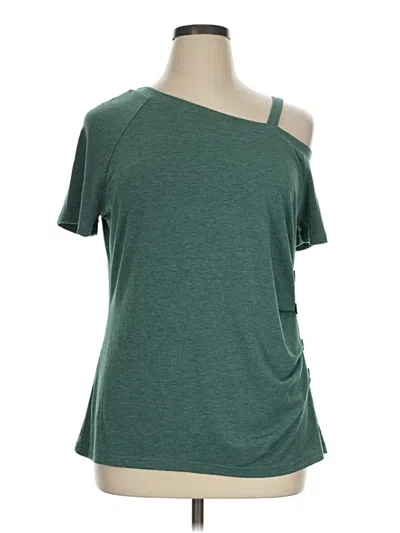 Pre-owned Assorted Brands Short Sleeve T-shirt In Green