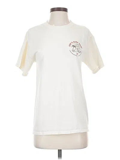 Pre-owned Assorted Brands Short Sleeve T-shirt In Ivory