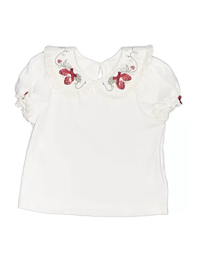 Pre-owned Assorted Brands Kids' Short Sleeve T-shirt In Ivory