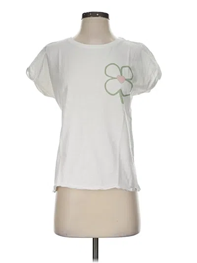 Pre-owned Assorted Brands Short Sleeve T-shirt In Ivory