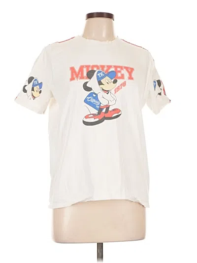Pre-owned Assorted Brands Short Sleeve T-shirt In Ivory