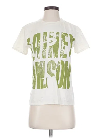 Pre-owned Assorted Brands Short Sleeve T-shirt In Ivory