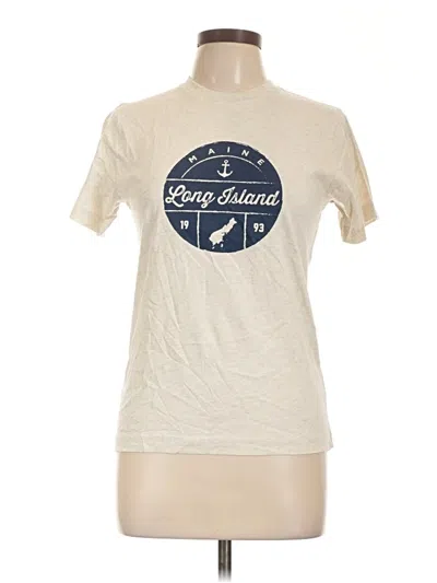 Pre-owned Assorted Brands Short Sleeve T-shirt In Ivory