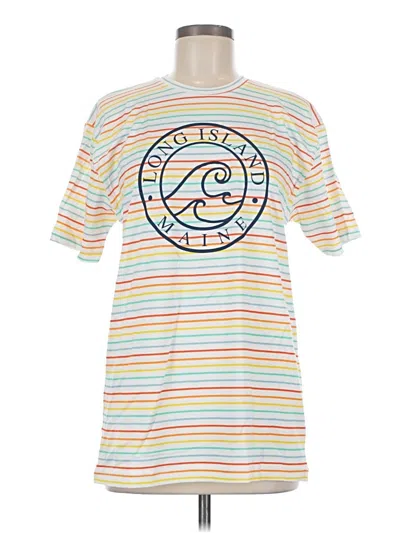 Pre-owned Assorted Brands Short Sleeve T-shirt In Ivory