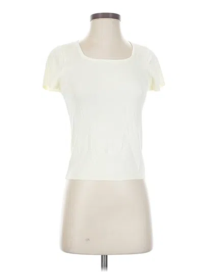 Pre-owned Assorted Brands Short Sleeve T-shirt In Ivory