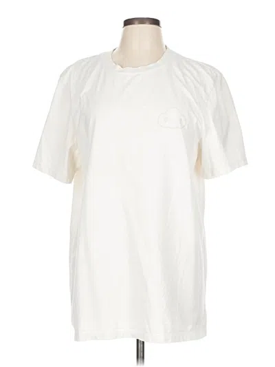 Pre-owned Assorted Brands Short Sleeve T-shirt In Ivory