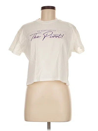 Pre-owned Assorted Brands Short Sleeve T-shirt In Ivory