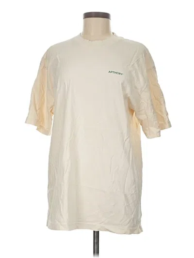 Pre-owned Assorted Brands Short Sleeve T-shirt In Ivory