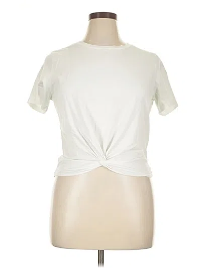 Pre-owned Assorted Brands Short Sleeve T-shirt In Ivory