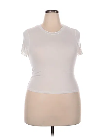 Pre-owned Assorted Brands Short Sleeve T-shirt In Ivory