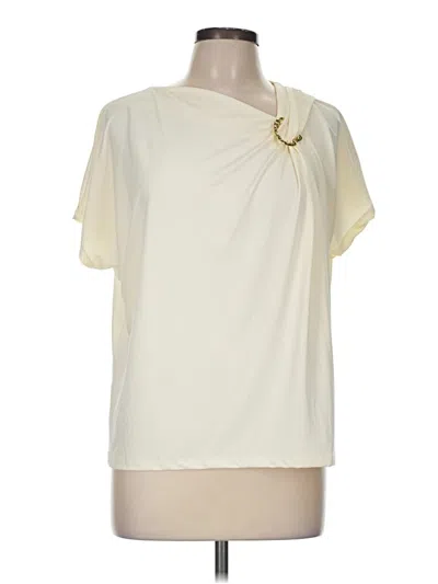 Pre-owned Assorted Brands Short Sleeve T-shirt In Ivory