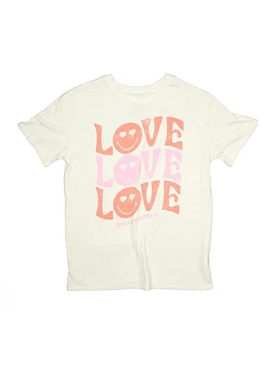 Pre-owned Assorted Brands Kids' Short Sleeve T-shirt In Ivory