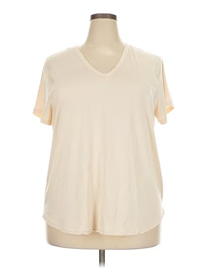 Pre-owned Assorted Brands Short Sleeve T-shirt In Ivory