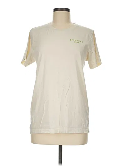 Pre-owned Assorted Brands Short Sleeve T-shirt In Ivory