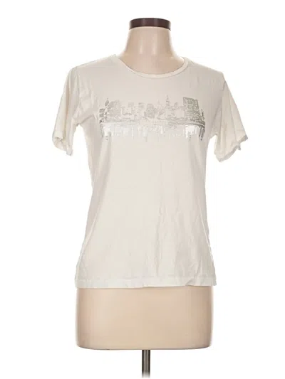 Pre-owned Assorted Brands Short Sleeve T-shirt In Ivory