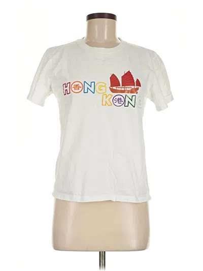 Pre-owned Assorted Brands Short Sleeve T-shirt In Ivory