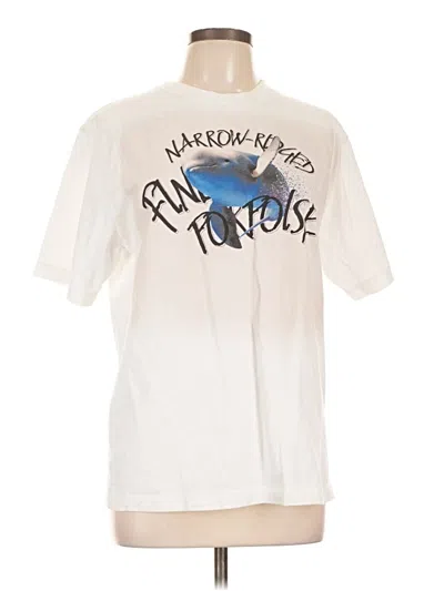 Pre-owned Assorted Brands Short Sleeve T-shirt In Ivory
