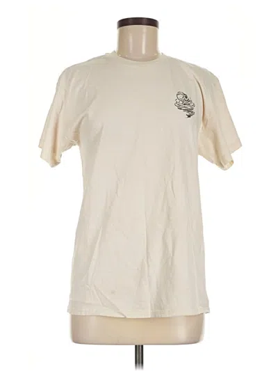 Pre-owned Assorted Brands Short Sleeve T-shirt In Ivory