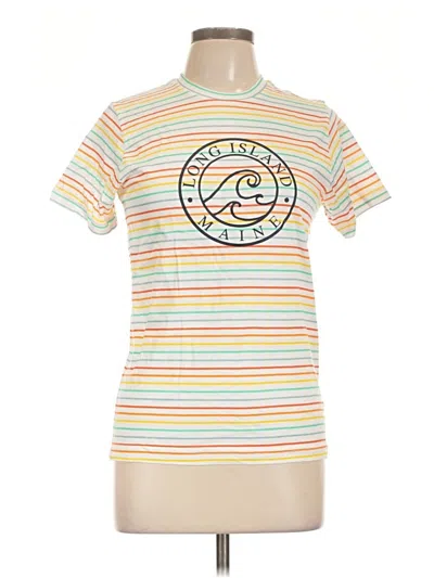 Pre-owned Assorted Brands Short Sleeve T-shirt In Ivory