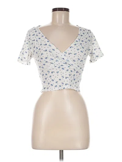 Pre-owned Assorted Brands Short Sleeve T-shirt In Ivory