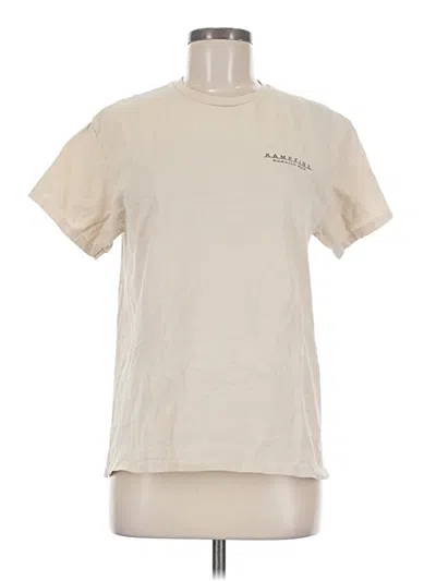 Pre-owned Assorted Brands Short Sleeve T-shirt In Ivory