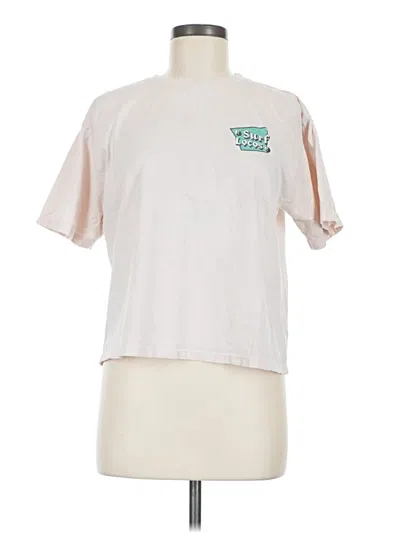 Pre-owned Assorted Brands Short Sleeve T-shirt In Ivory