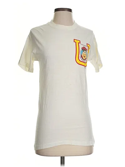 Pre-owned Assorted Brands Short Sleeve T-shirt In Ivory