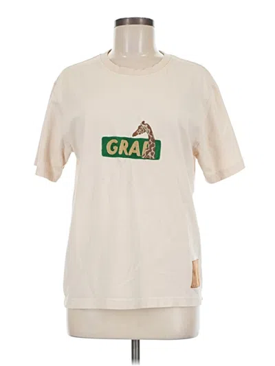 Pre-owned Assorted Brands Short Sleeve T-shirt In Ivory