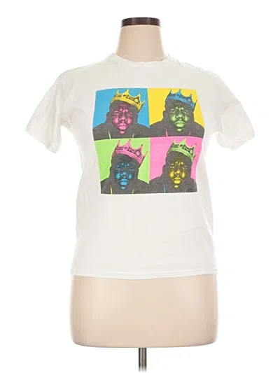 Pre-owned Assorted Brands Short Sleeve T-shirt In Ivory