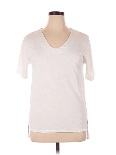 Pre-owned Assorted Brands Short Sleeve T-shirt In Ivory