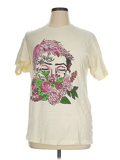 Pre-owned Assorted Brands Short Sleeve T-shirt In Ivory