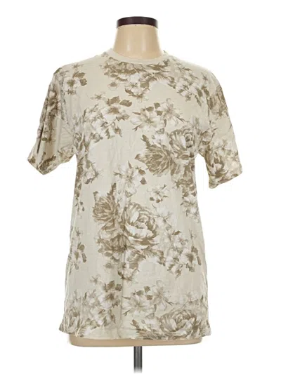 Pre-owned Assorted Brands Short Sleeve T-shirt In Ivory