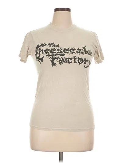 Pre-owned Assorted Brands Short Sleeve T-shirt In Ivory
