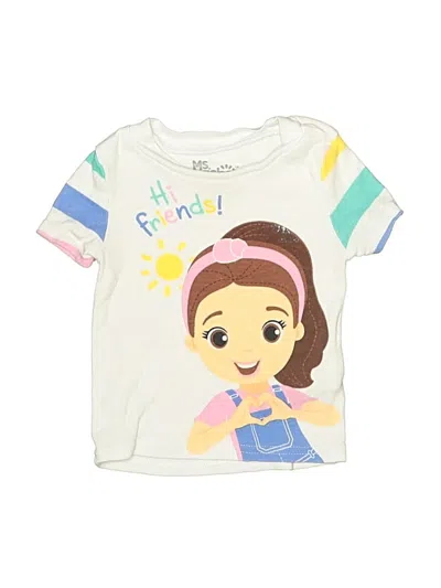 Pre-owned Assorted Brands Babies' Short Sleeve T-shirt In Ivory