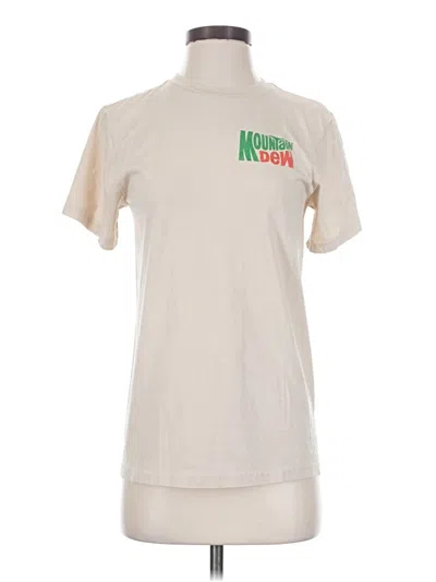 Pre-owned Assorted Brands Short Sleeve T-shirt In Ivory
