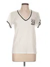 Assorted Brands Short Sleeve T-shirt In Ivory