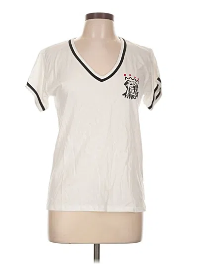 Assorted Brands Short Sleeve T-shirt In Ivory