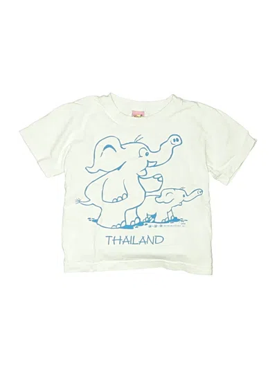 Pre-owned Assorted Brands Kids' Short Sleeve T-shirt In Ivory