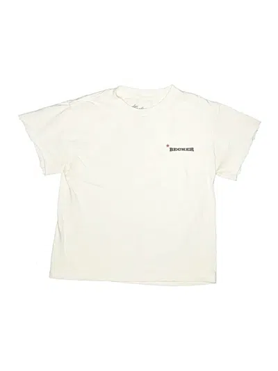 Pre-owned Assorted Brands Kids' Short Sleeve T-shirt In Ivory