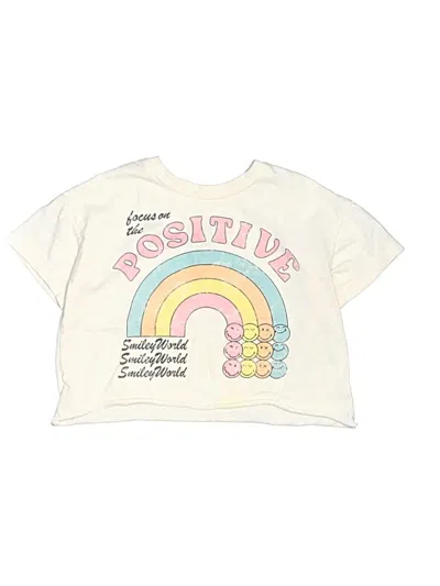 Pre-owned Assorted Brands Kids' Short Sleeve T-shirt In Ivory