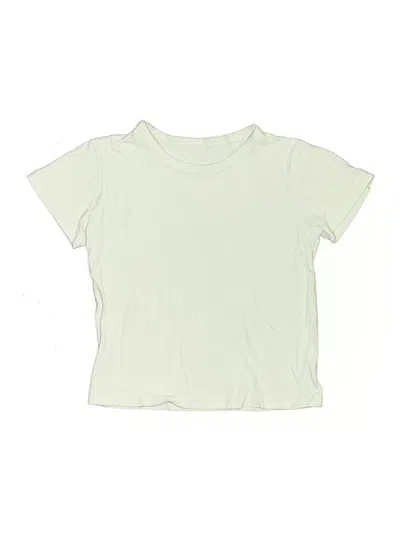 Pre-owned Assorted Brands Kids' Short Sleeve T-shirt In Ivory