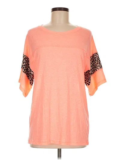 Pre-owned Assorted Brands Short Sleeve T-shirt In Orange