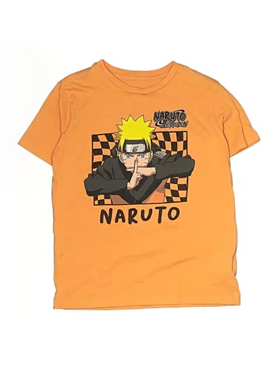 Pre-owned Assorted Brands Kids' Short Sleeve T-shirt In Orange