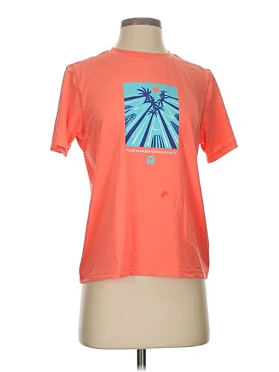 Pre-owned Assorted Brands Short Sleeve T-shirt In Orange