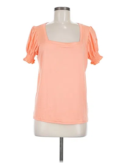 Pre-owned Assorted Brands Short Sleeve T-shirt In Orange