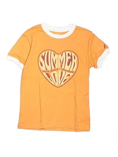 Pre-owned Assorted Brands Kids' Short Sleeve T-shirt In Orange