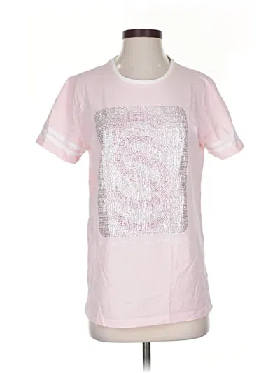 Pre-owned Assorted Brands Short Sleeve T-shirt In Pink