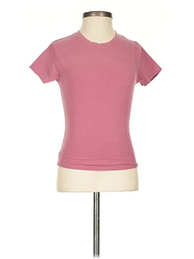 Pre-owned Assorted Brands Short Sleeve T-shirt In Pink